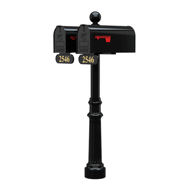 Cypress Mailbox System with Standard Mailboxes